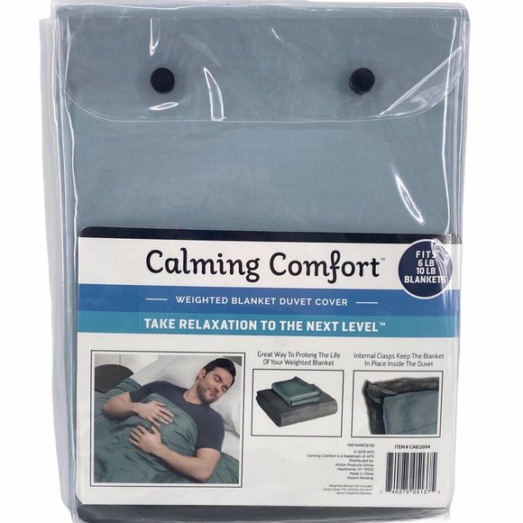 Calming Comfort Duvet Cover 6-10lb Weight Blanket - Picture 3 of 4